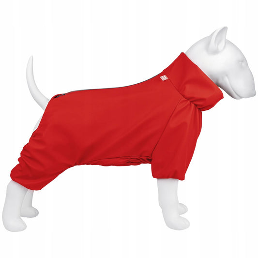WAUDOG CLOTHES PŁASZCZ PRZECIWDESZCZOWY S30 CZERWONO