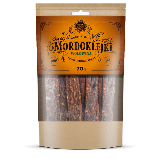 TRZYPSY MORDOKLEJKI Z WOŁOWINY 70G