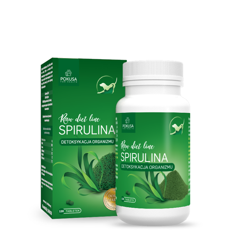 POKUSA RAWDIETLINE SPIRULINA 120 TABLETEK