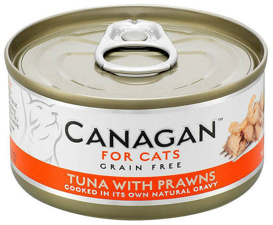 CANAGAN CAT CAN MOKRA KARMA KOT TUNA WITH PRAWNS 75G