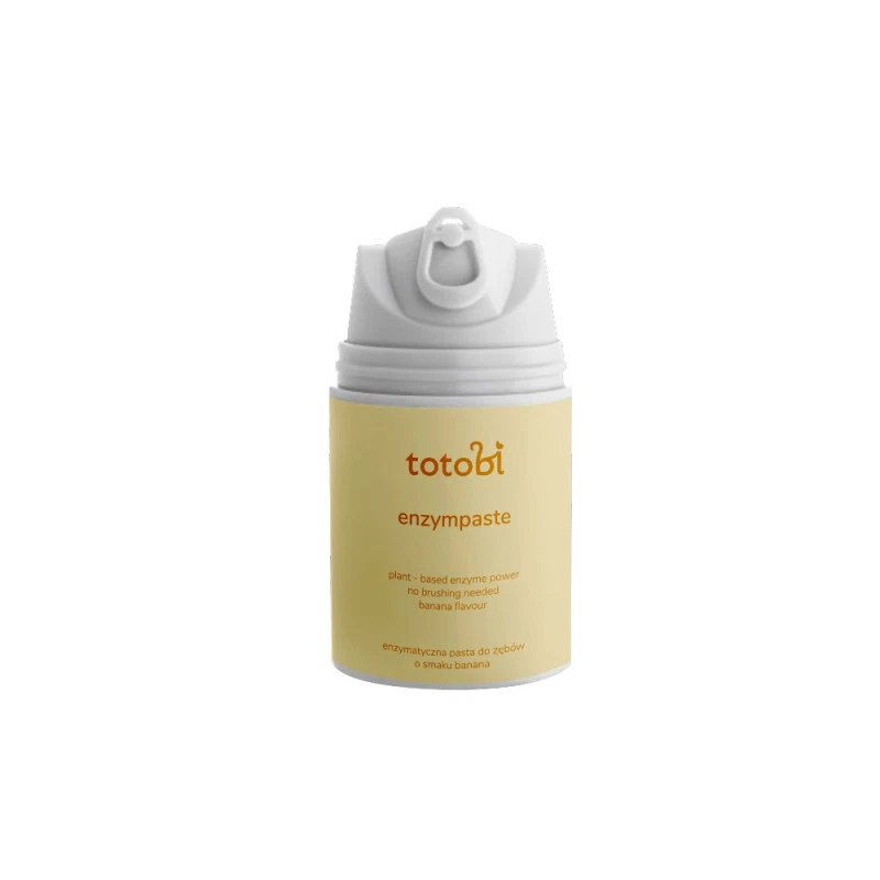 TOTOBI ENZYMATYCZNA PASTA DO ZĘBÓW O SMAKU BANANA, 50 ML
