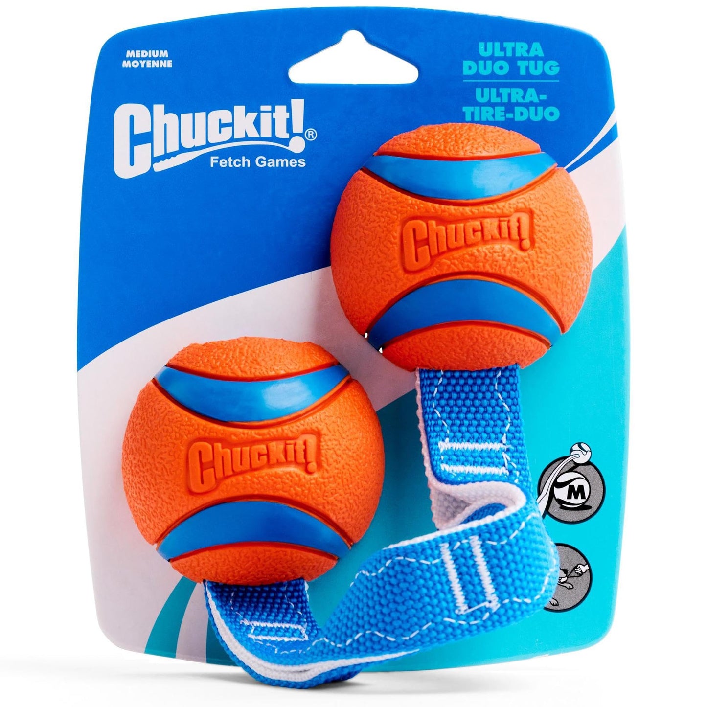 CHUCKIT ULTRA DUO TUG M 6 CM – DUO ZABAWKA DO APORTOWANIA I SZARPANIA
