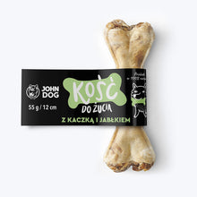 JOHN DOG KOŚĆ Z KACZKĄ I DODATKIEM JABŁKA 12CM