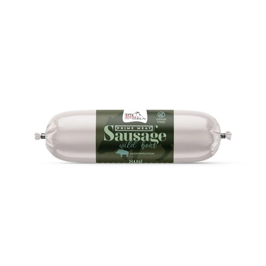 SYTA MICHA PRIME MEAT PRZYSMAKI DLA PSA KIEŁBASKA DZIK 80G