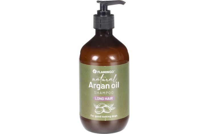 FLAMINGO SHAMPOO NATURAL ARGAN OIL LONG-HAIRED BREEDS 500 ML