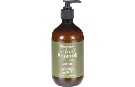 FLAMINGO SHAMPOO NATURAL ARGAN OIL LONG-HAIRED BREEDS 500 ML
