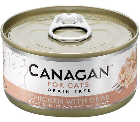 CANAGAN CAT CAN MOKRA KARMA KOT CHICKEN WITH CRAB 75G