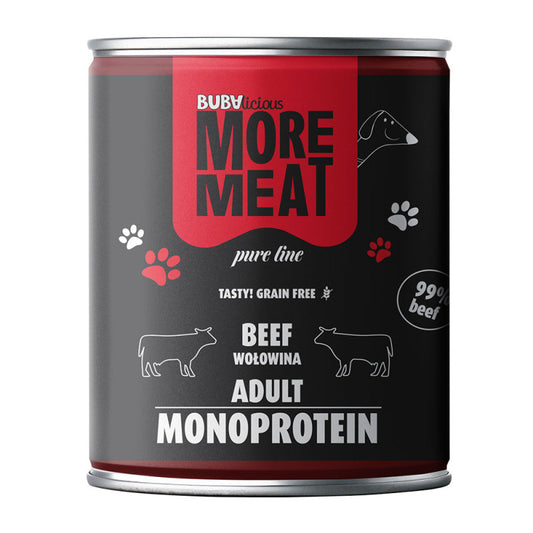 BUBA BUBALICIOUS MONO PURE MOKRA KARMA DLA PSA WOŁOWINA 800G