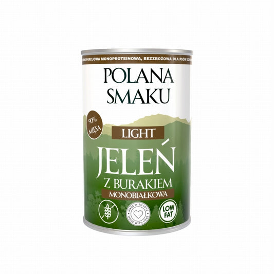 POLANA SMAKU MOKRA KARMA PIES JELEŃ Z BURAKIEM 400G