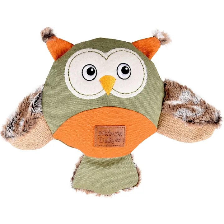 FLAMINGO DT NATURA DELIGHT OWL MIX 24CM - ZABAWKA DLA PSIAKA