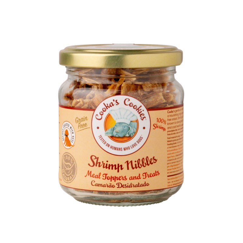 COOKAS COOKIES PRZYSMAKI DLA PSA SHRIMP NIBBLES MINI KREWETKI 45G