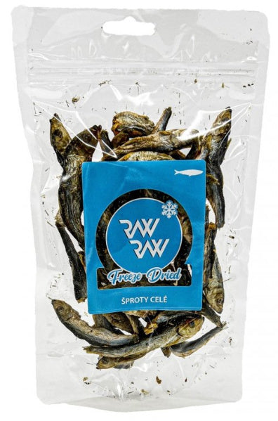 RAW RAW LIOFILIZOWANE SZPROTKI 50G