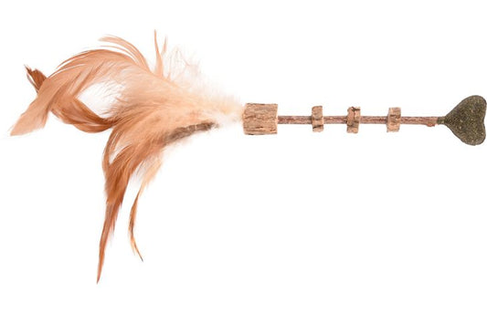 FLAMINGO CT TOPSY STICK WOOD + HEART MATATABI NATURE 25CM