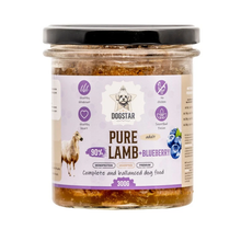 DOGSTAR MOKRA KARMA DLA PSA PURE JAGNIĘCINA Z BORÓWKAMI 300G