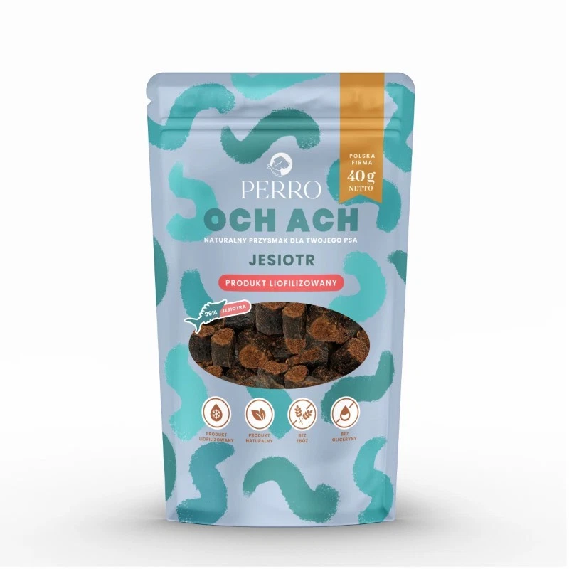 PERRO OCH ACH PRZYSMAKI DLA PSA LIO JESIOTR 40G