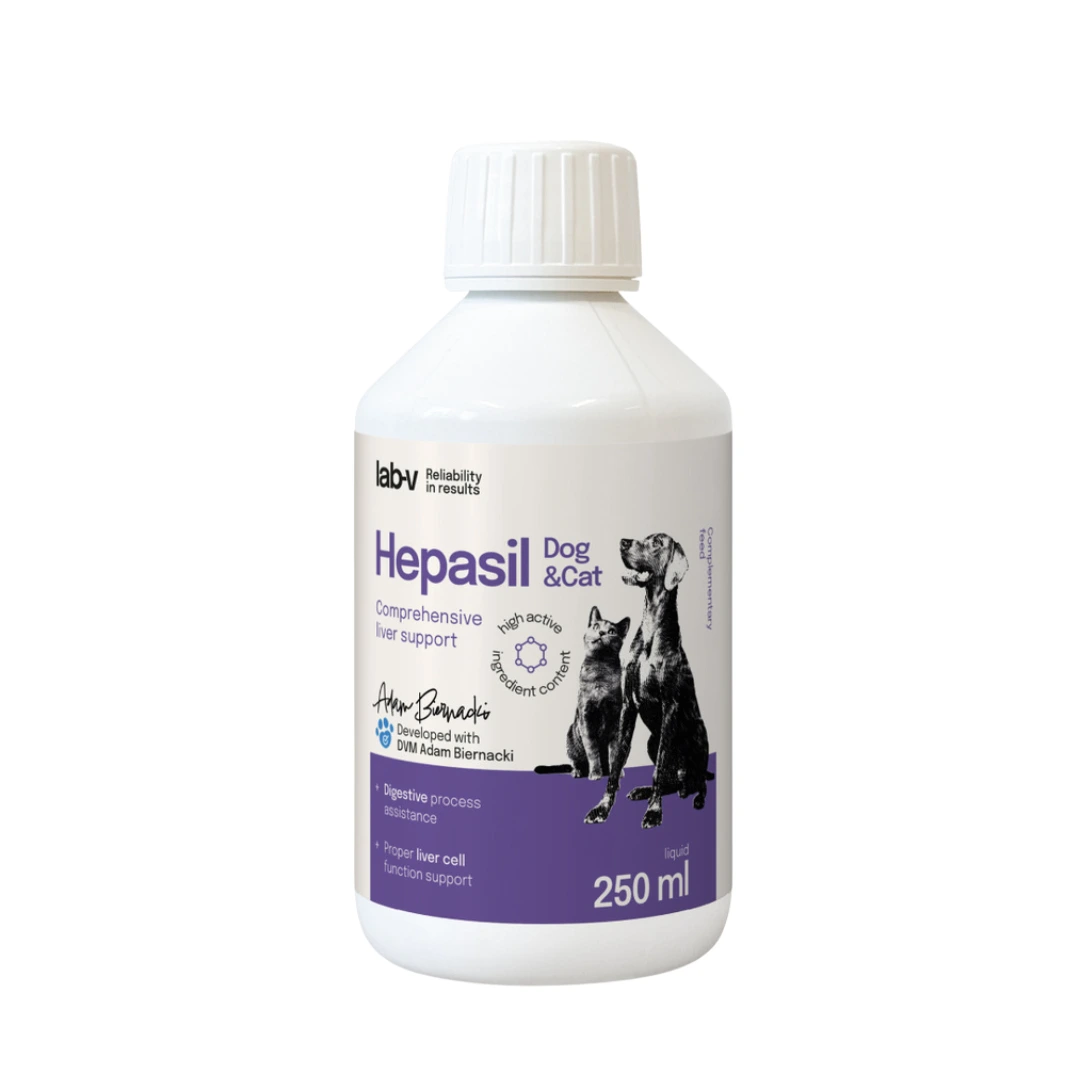 LAB V HEPASIL DOG & CAT 250ML
