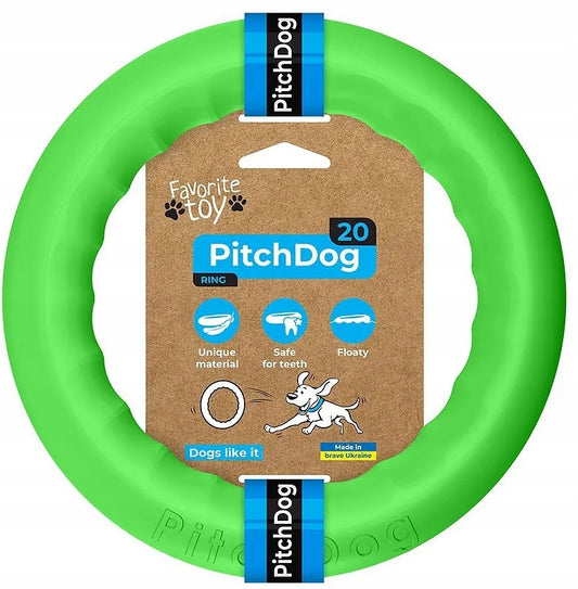PITCHDOG PIERŚCIEŃ 20CM JASNOZIELONY