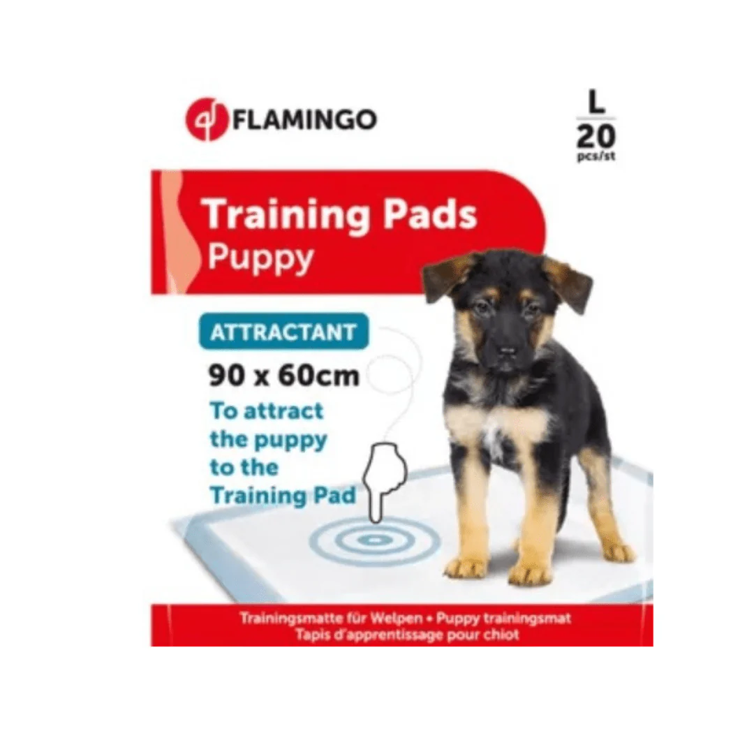FLAMINGO TRAINING PAD PADY L 20PCS ATTRACTANT 90X60CM