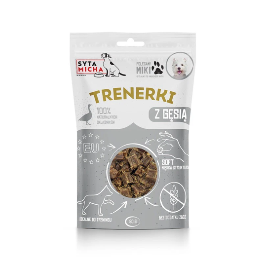 SYTA MICHA PRZYSMAKI DLA PSA TRENERKI Z GĘSI 80G