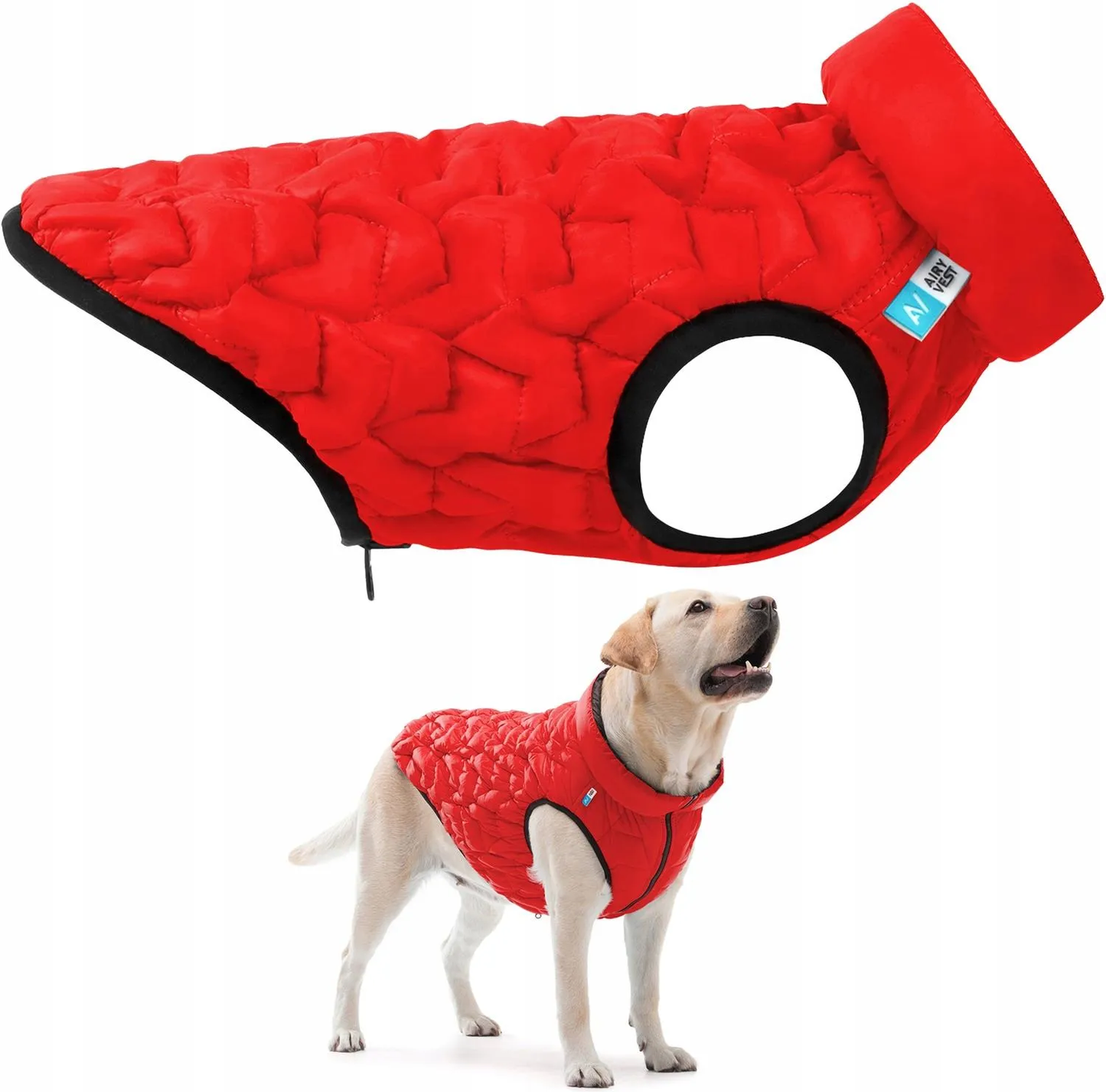 COLLAR AIRYVEST KURTKA DWUSTRONNA L 55 CZORWONO - CZARNY