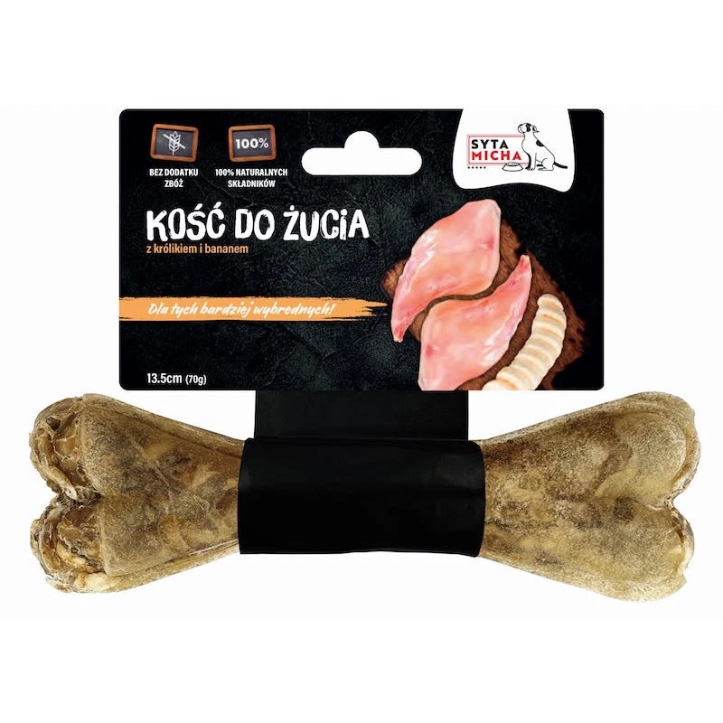 SYTA MICHA GRYZAK DLA PSA KOŚĆ DLA WYBREDNYCH PSÓW 13,5CM