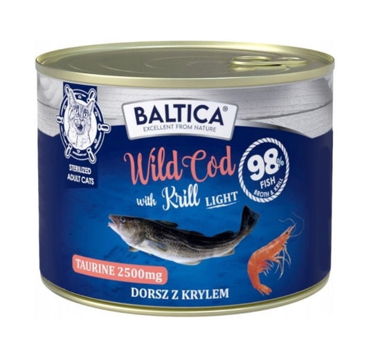 BALTICA EX KARMA MOKRA KOT WILD COD WITH KRILL LIGHT 185G