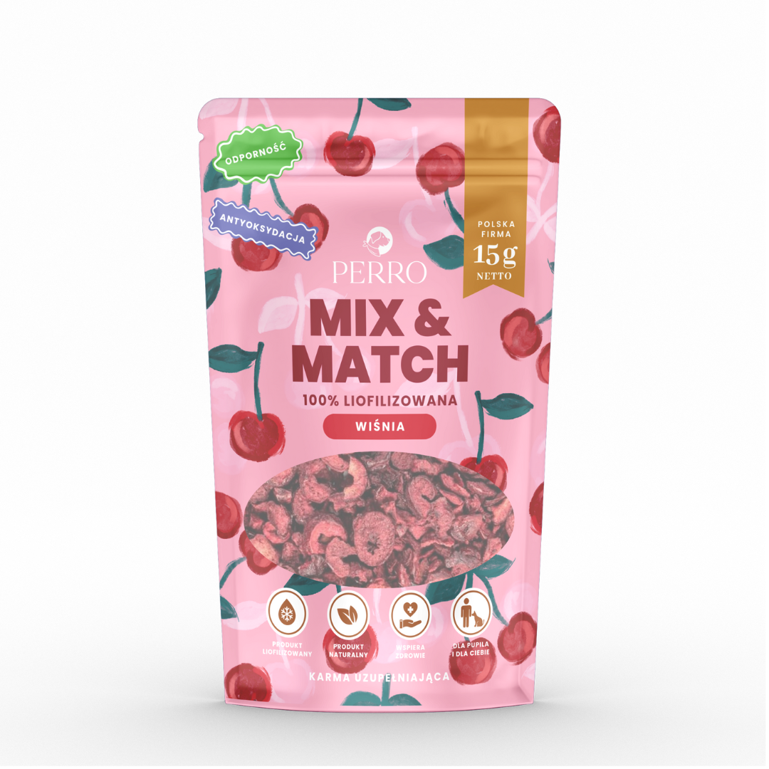 PERRO MIX & MATCH PRZYSMAKI DLA PSA WIŚNIA 15G