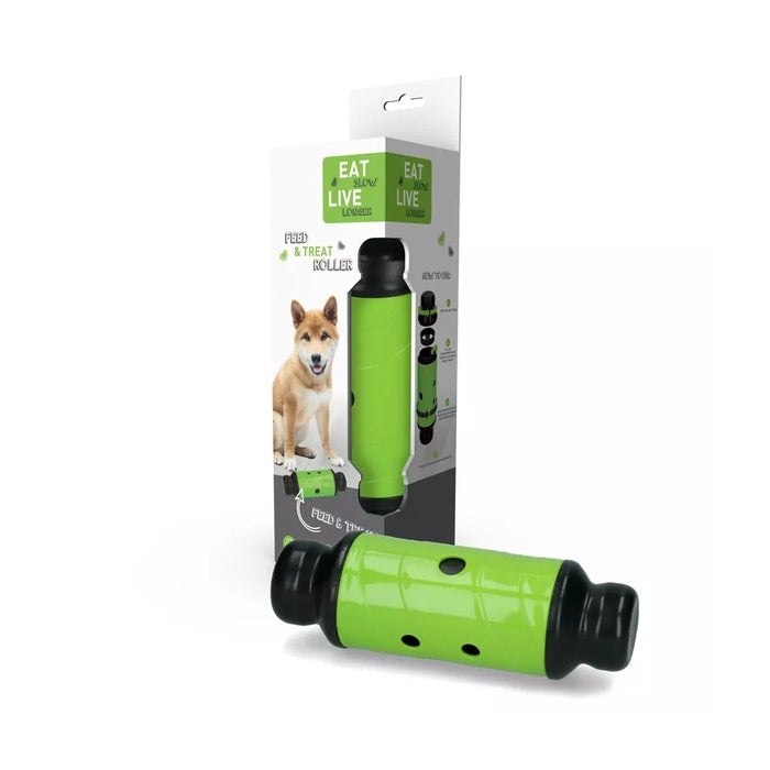 EAT SLOW LIVE LONGER FEED AND TREAT L GREEN