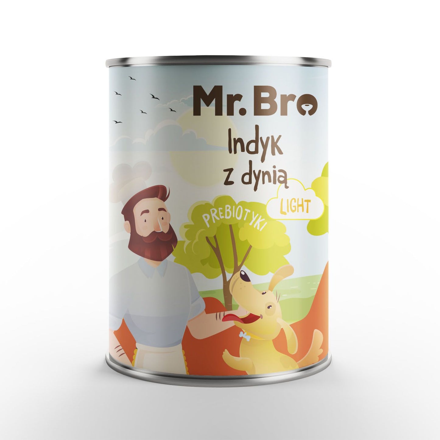 MR BRO MOKRA KARMA PIES LIGHT INDYK Z DYNIĄ 400G