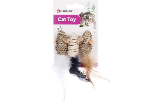 FLAMINGO CT GABY MOUSE SEAWEED NATURE 11CM