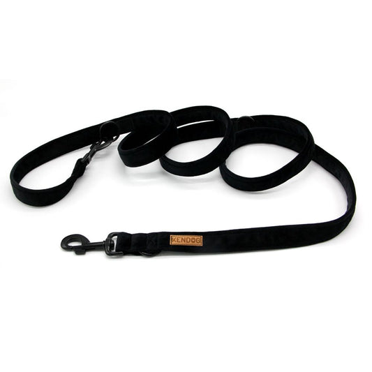 KENDOG SMYCZ PRZEPINANA VELVET BLACK 300CM