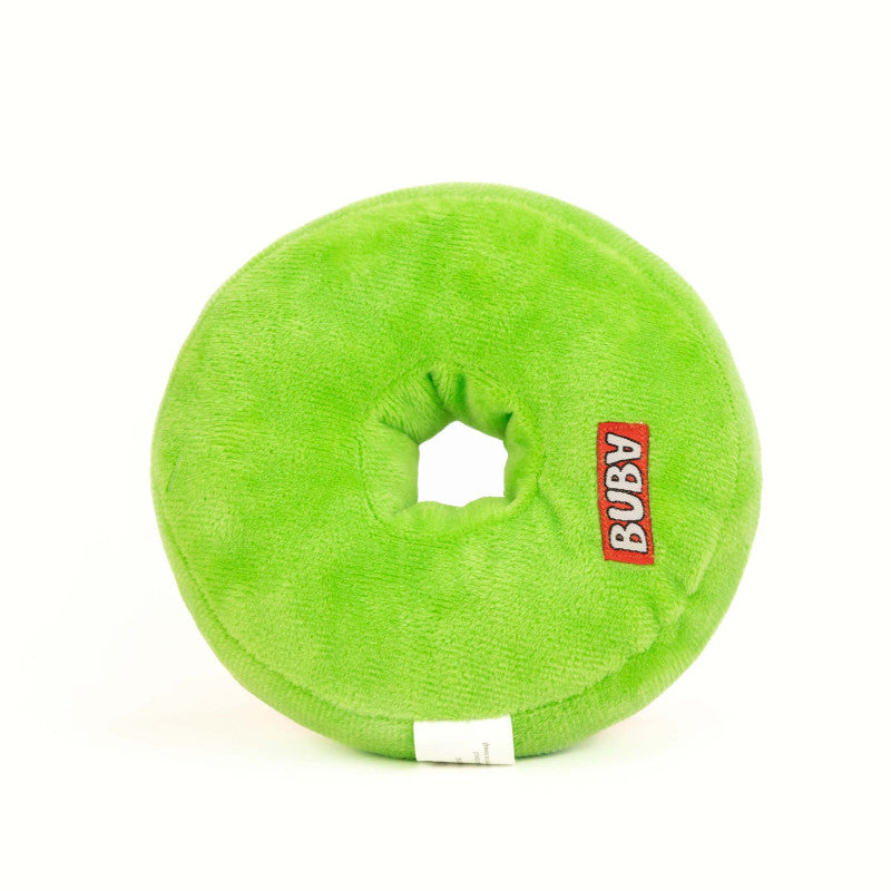 BUBA DONUT ARBUZOWY 12CM - PLUSZOWA ZABAWKA DLA PSA Z PISZCZAŁKĄ