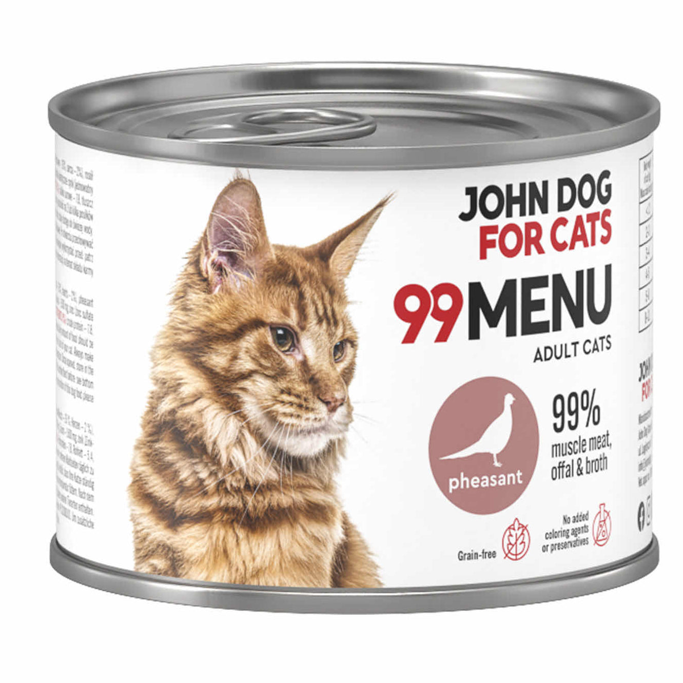 JOHN DOG 99MENU MOKRA KARMA KOT BAŻANT 200G