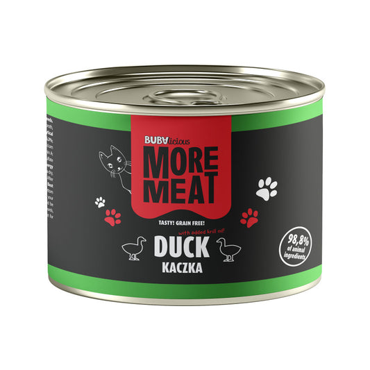 BUBALICIOUS MOKRA KARMA DLA KOTA 185G KACZKA