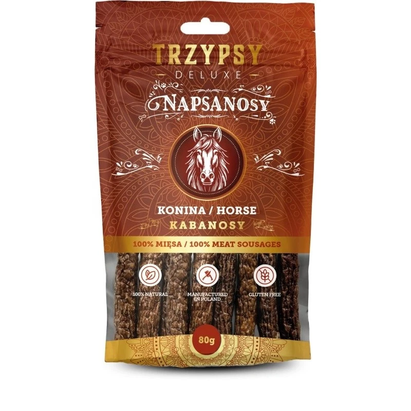 TRZYPSY NAPSANOSY PRZYSMAKI DLA PSA Z KONINY 80G