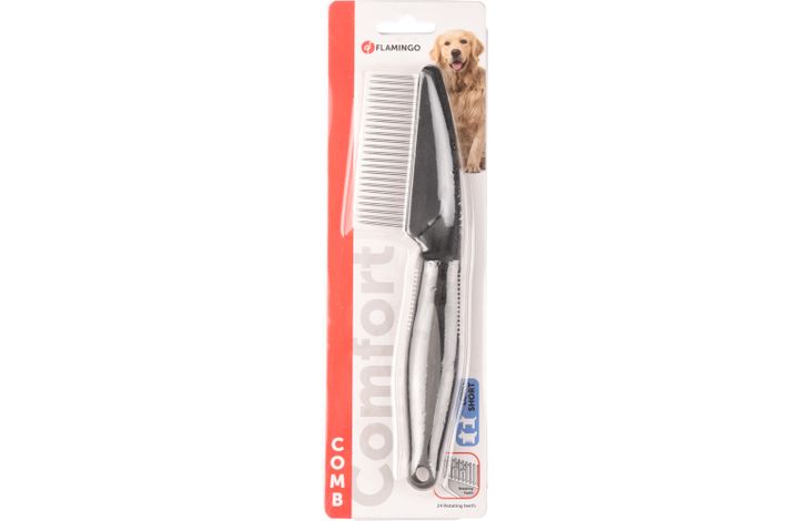 FLAMINGO COMB MEDIUM ROTATING TEETH COMFORT