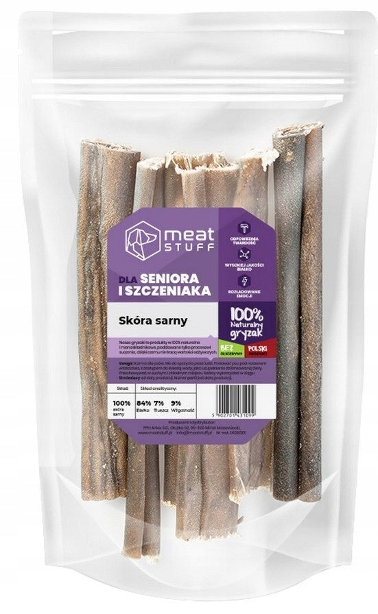 MEATSTUFF GRYZAK DLA PSA SKÓRA SARNY 15CM 100G