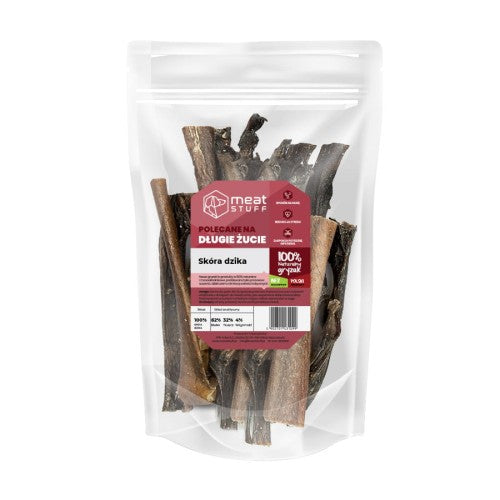 MEATSTUFF GRYZAK DLA PSA SKÓRA DZIKA 15 CM 140 G