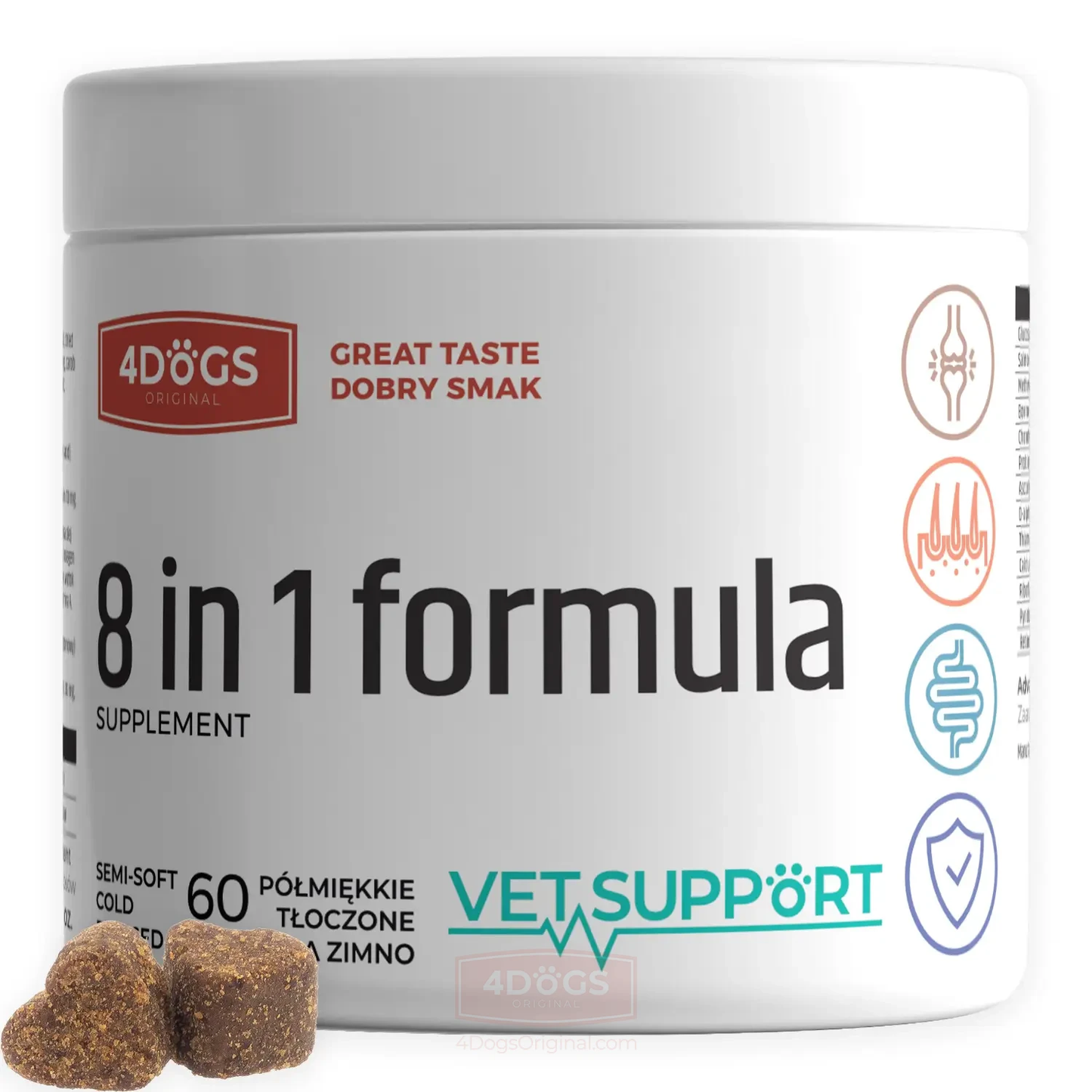 4DOGS VETSUPPORT 8IN1 COMPLEX 180G