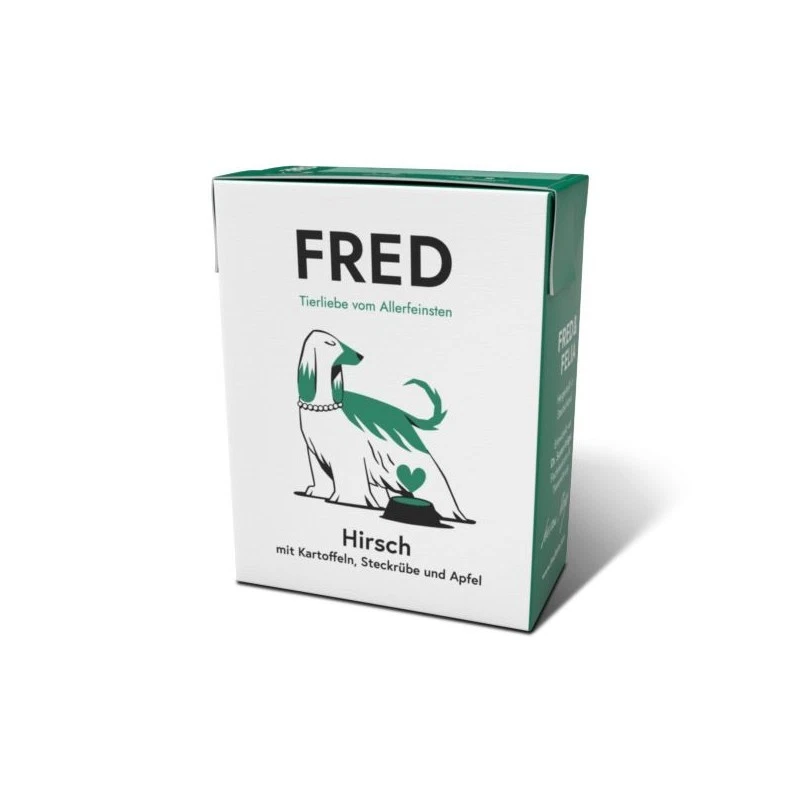 FRED MOKRA KARMA DLA PSA JELEŃ Z ZIEMNIAKAMI, RZEPĄ I JABŁKIEM 390G