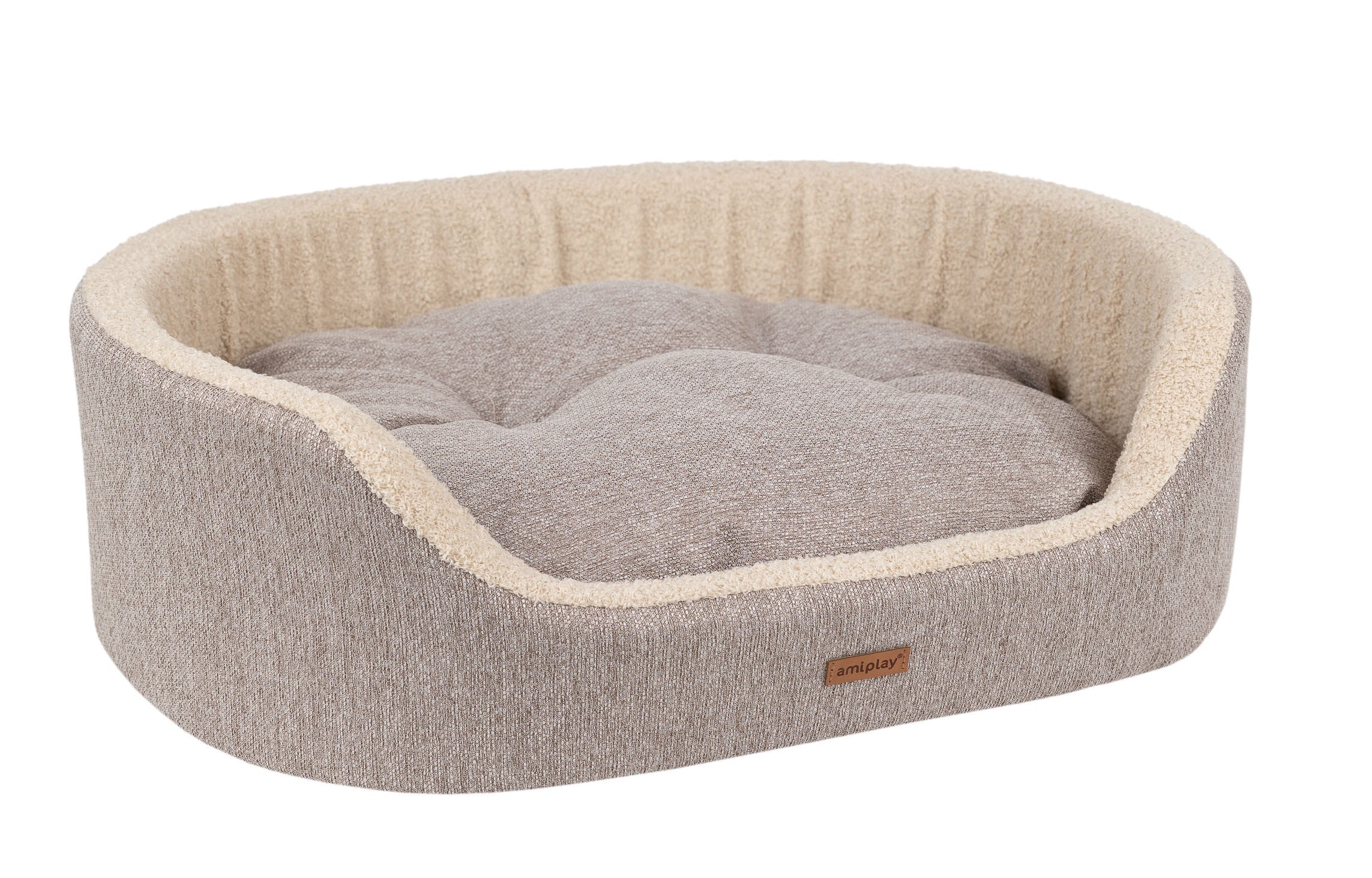 AMIPLAY LEGOWISKO ELIPSA 2 IN 1 MALMO BEŻOWE M