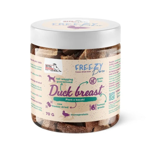 SYTA MICHA FREEZY PURE PRZYSMAKI DLA PSA LIO MIĘSO Z KACZKI 70G