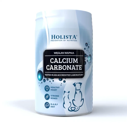 HOLISTA CALCIUM CARBONATE 250G - WĘGLAN WAPNIA DLA PSA I KOTA