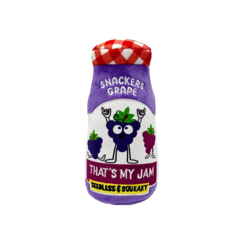 HUXLEY & KENT LULUBELLES POWER PLUSH SNACKERS GRAPE JAM LARGE
