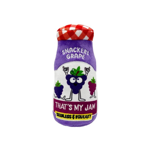HUXLEY & KENT LULUBELLES POWER PLUSH SNACKERS GRAPE JAM LARGE