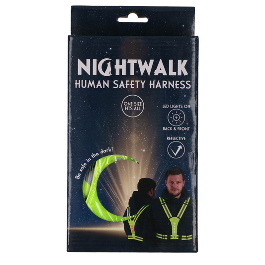 NIGHTWALK HUMAN SAFETY HARNESS YELLOW