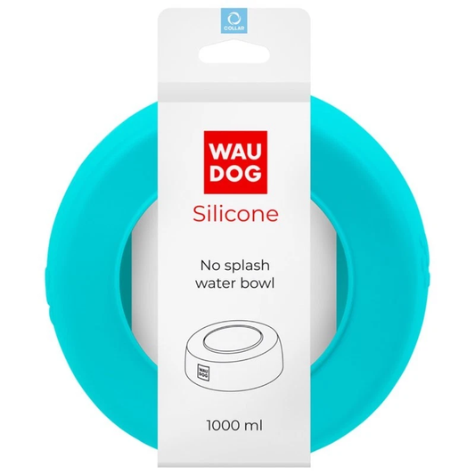 WAUDOG SILICONE MISKA NIEWYSYPKA, 1 L NIEBIESKI