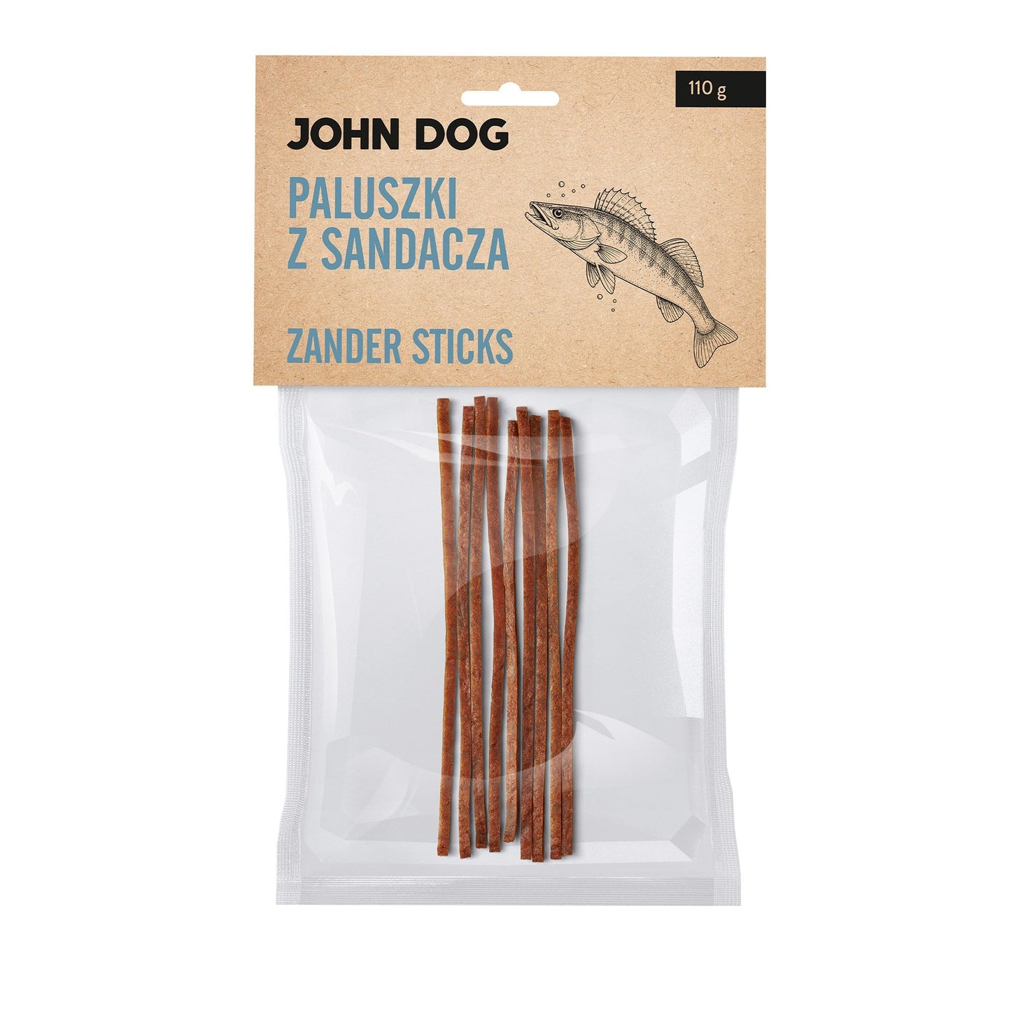 JOHN DOG NATURALNY SUSZONY GRYZAK DLA PSA PALUSZKI Z SANDACZA 110G
