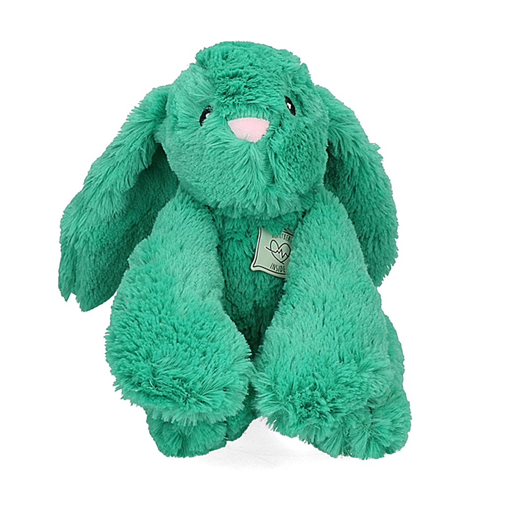 COZY DOG BUNNY GREEN - PLUSZAK Z BIJĄCYM SERDUSZKIEM