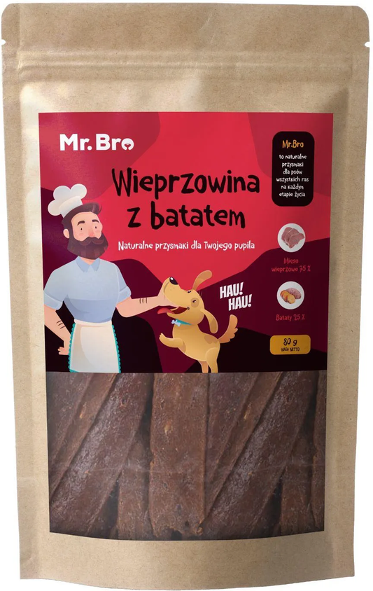 MR BRO STRIPS WIEPRZOWINA, BATAT 80G